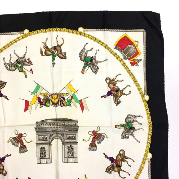 Celine Arc De Triomphe Multicolor Silk #77623C56 - Picture 3 of 8